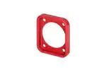 Neutrik Gasket - EPDM for use with D size chassis connectors - IP65 and UV resistant - red