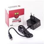 Принадлежности Seeed Studio  Raspberry Pi Official Power Supply 15.3W USB-C with 1.5M Cable - EU Plug 5.1V 3A Black