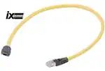 Harting HARTING ix Type A Cat6a Industrial Cable Assembly, ix to RJ45, PVC, 0.2m