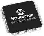 Процессоры и контроллеры цифровых сигналов (DSP, DSC) 16 Bit DSC, Single Core, 512K Flash, 128K RAM, 100MHz, 100Pin, CAN