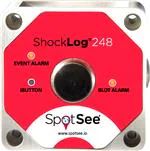 SpotSee 248 ShockLog 30g 90Hz Unit: External Humidity &amp; Temperature Sensor Calibration Certificate Included, Temperature and Humidity Calibration