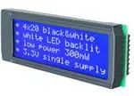 Графические дисплейные ЖК-модули и принадлежности 4x20 DIP Character Display With LED Backlight Blue-White