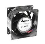Delta Electronics DC Axial Fan, 80x80x38mm, 24VDC, 4x Lead Wires, Tachometer, PWM, IP55 Rated, Industrial Series