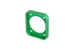 Neutrik Gasket - EPDM for use with D size chassis connectors - IP65 and UV resistant - green