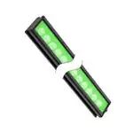 Светодиодные панели и матрицы Vision Light - 145 mm Linear Array - IP50; 6 High Intensity Green LEDs - 24 V dc; Clear Glass Window; Requires Cable MQDC20-xxx