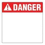 Таблички и промышленные предупредительные знаки Poly ADH Lbl 4 W x 4 H D
